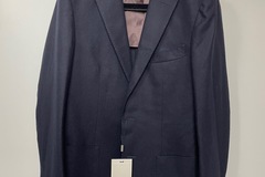 Selling with online payment: [EU] [NO US TAX] NWT Suitsupply navy flannel jacket, size 38R