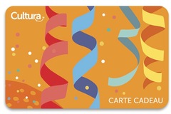 Vente: e-Cartes cadeaux Cultura (200€)