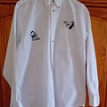 Vente: Chemise blanche Snoopy musicien - M