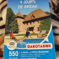 Vente: Coffret Dakotabox "Weekend 4 jours" (179,90€)
