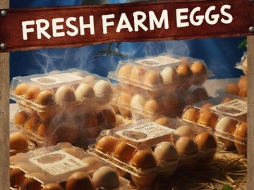 Selling with online payment: Fresh Farm Chicken Eggs 
