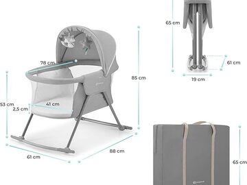 Je loue du matériel: Location Kinderkraft LOVI Lit bébé 3 en 1, Berceau bébé