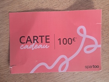 Vente: Code promo Spartoo (100€)