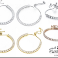 Bulk Lots: 48 Assorted Slider Bracelets made with Swarovski Elements- 