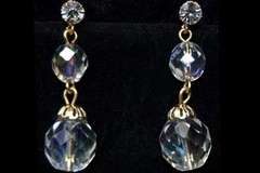 Bulk Lots: 40 pairs-Bohemian Crystal Earrings--$2.50 pair