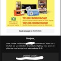 Vente: 2 Codes Intermarché Drive (80€)