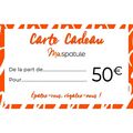 Vente: e-Carte cadeau Maspatule (50€)