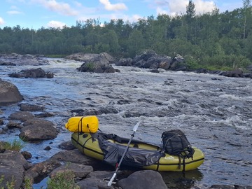 Vuokrataan (päivä): Anfibio Rebel 2K packraft 