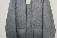 Selling with online payment: [EU][NO US TAX] NWT Suitsupply grey flannel down jacket, size 36R