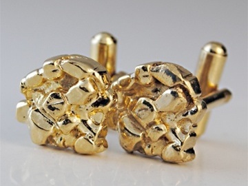 Bulk Lots: 40 pairs-Men's Nugget Cuff Links--$2.50 pair