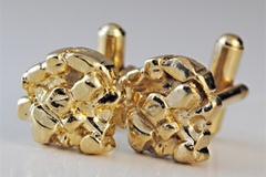 Bulk Lots: 40 pairs-Men's Nugget Cuff Links--$2.50 pair