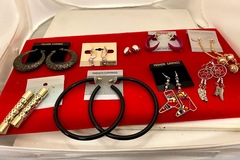 Bulk Lots: 1500 pairs-- Earrings-- tons of styles $ .15 pair!! PRICE CUT!