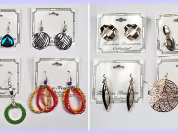 Bulk Lots: 144 prs-Department Store High End Earrings--$0.69 pair!