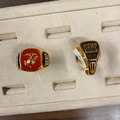 Bulk Lots: 17 pcs-Marine's Enamel Rings-Men's-$5.88 ea-USA Made!