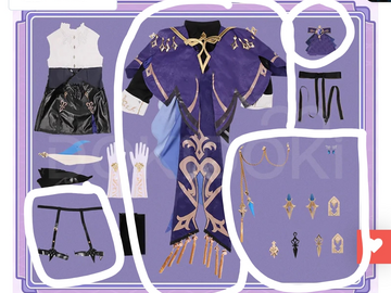 In Search Of: CLORINDE GENSHIN IMPACT PARTS ISO