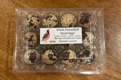 Selling with In-person Payment: Organic Quail Eggs