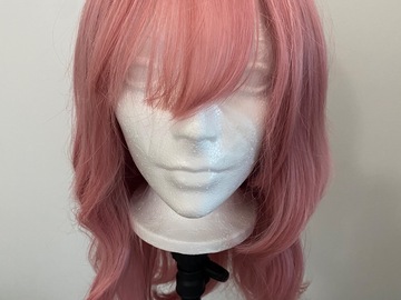 Selling with online payment: Short to Medium Length Pink Wig