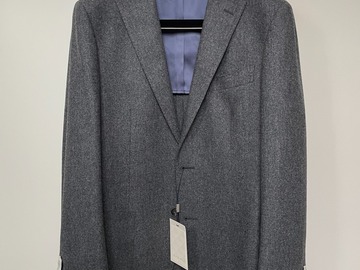 Selling with online payment: [EU][NO US TAX] NWT Suitsupply charcoal flannel blazer, size 38R