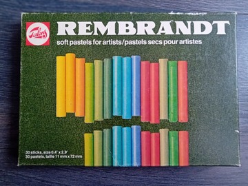 Vente: Boîte de 30 pastels secs REMBRANDT