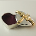 Bulk Lots: 150 pcs-Heart Shape Jewelry Trinket Box--$0.75 pcs