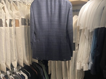 Selling with online payment: NWT Navy Checked Havana Blazer