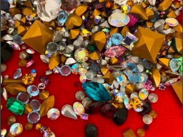 Bulk Lots: 500 grams--Genuine Swarovski Rhinestones--$19.99