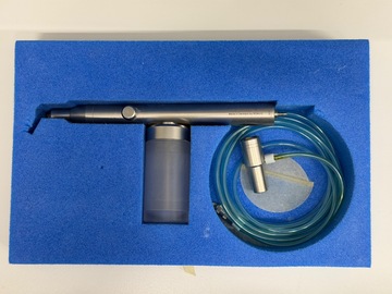 Gebruikte apparatuur: Rönvig Microblast