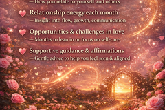 Selling: Astrology Love reading! 12 month forecast for you!  