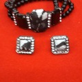Bulk Lots: 132 sets-Designer Bracelet w/matching Earrings-$0.75 set