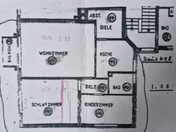 Tauschobjekt: Schöne 3 Zimmer nahe Schloßstraße gegen 4 Zimmer mit Balkon