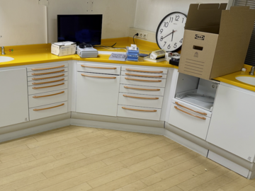 Gebruikte apparatuur: KaVo behandelmeubel