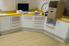 Gebruikte apparatuur: KaVo behandelmeubel