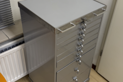 Gebruikte apparatuur: Extractietangen kast