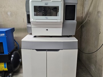 Gebruikte apparatuur: Ivoclar PrograMill PM7 – complete set + ALUP compressor