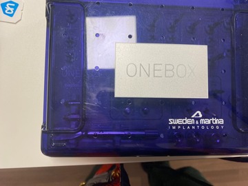 Gebruikte apparatuur: Screw kits Sweden & Martina ONE BOX