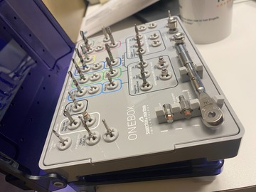 Gebruikte apparatuur: Screw kit 2 Sweden & Martina ONE BOX