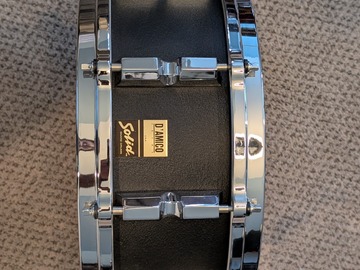 Selling with online payment: D'AMICO SOLID CARBON STEEL 5.5 x 14" Snare Drum 