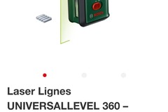 À vendre: Laser ligne 360° bosh