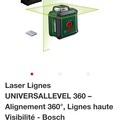 À vendre: Laser ligne 360° bosh
