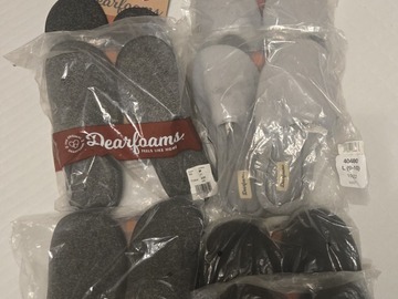 Bulk Lots: Dearfoams  slippers, Lot of 11