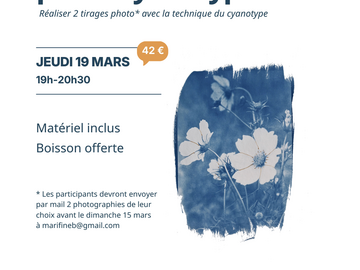 Offre: Atelier photo sur cyanotype