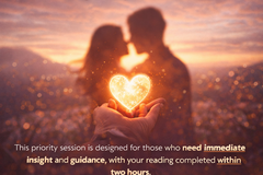 Selling:  Immediate Love Insight - urgent reading within 2 hours 
