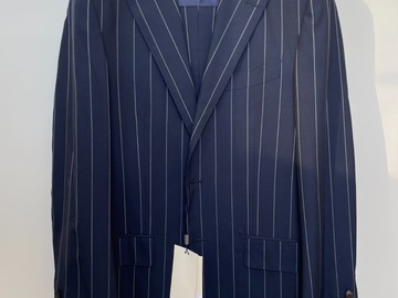 Selling with online payment: [EU][NO US TAX] NWT Suitsupply navy striped suit, size 38R