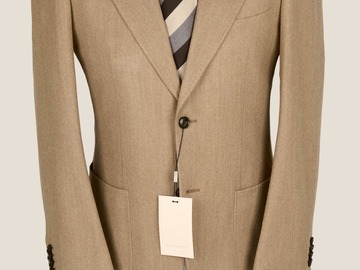 Selling with online payment: [EU][NO US TAX] NWT Suitsupply camel twist jacket, size 38R