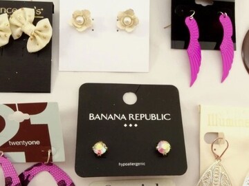 Bulk Lots: (100 Units) New Store Overstock Fashion Earrings Liquidation 