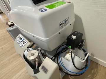 Gebruikte apparatuur: Fiac Compressor