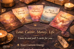 Selling:   5 Card Oracle Reading - any area 