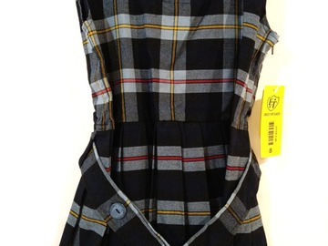 Bulk Lots: 72 Pieces NWT Girls Sleeveless Jumper Dresses Size 7 School Unifo