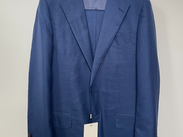 Selling with online payment: [EU][NO US TAX] NWT Suitsupply mid blue hopsack suit, size 38R