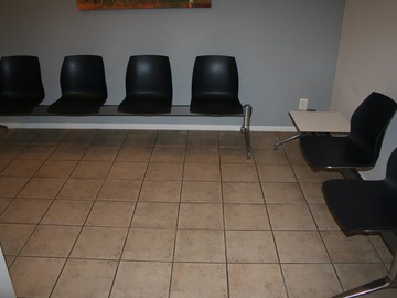 Gebruikte apparatuur: wachtkamer set